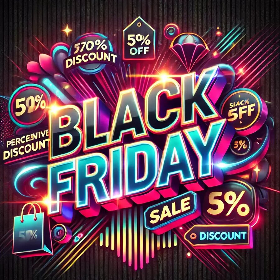 Increase your brand's visibility this upcoming Black Friday with illuminated ads
